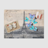  Frans Frankrijk Reizen Parijs Eiffeltoren Tissuepapier (Voorkant)