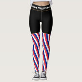 Frans-Franse mode: reizen/sportfan Leggings (Voorkant)
