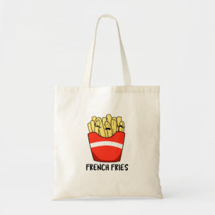 Frans Fries Cute Fast Food Pun Tote Bag