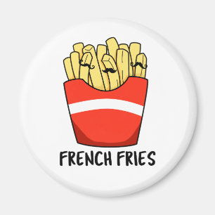 Frans Fries Funny Fast Food Pun Magneet