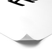 Frans Fries Funny Fast Food Pun Poster (Hoek)