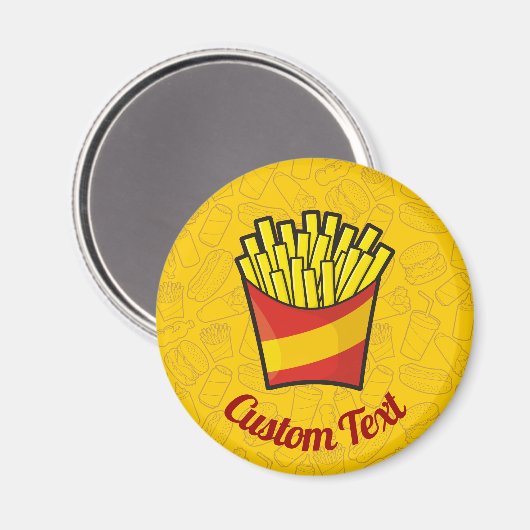 Frans Fries Magnet (Voorkant / Achterkant)
