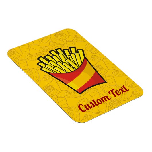 Frans Fries Magnet Magneet (Rechterzijde)