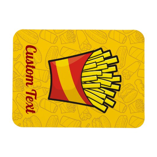 Frans Fries Magnet Magneet (Horizontaal)