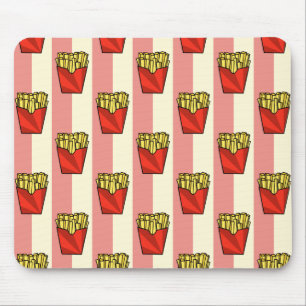 Frans Fries Pattern Mousepad Muismat