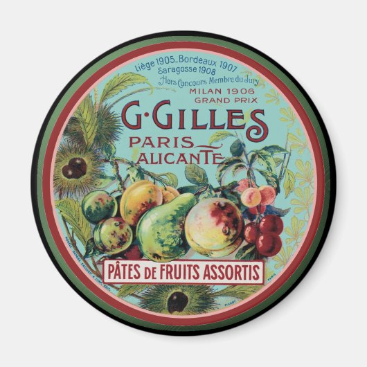  Frans fruitlabel Magneet (Voorkant)