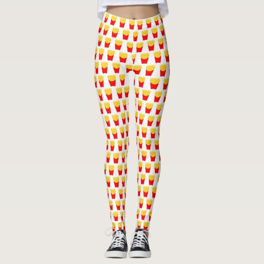 Frans Fry Pattern Leggings (Voorkant)