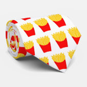 Frans Fry Pattern Stropdas (Opgerold)