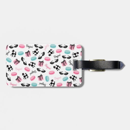 Frans Geaccepteerd Bagagelabel (Achterkant horizontaal)