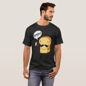 Frans gebak Carb Gluten Pastry Chef Baker T-shirt (Voorkant volledig)