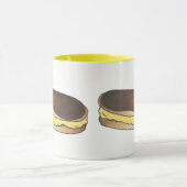 Frans gebak Chocolade Custard Eclair Baking Food Mok (Midden)