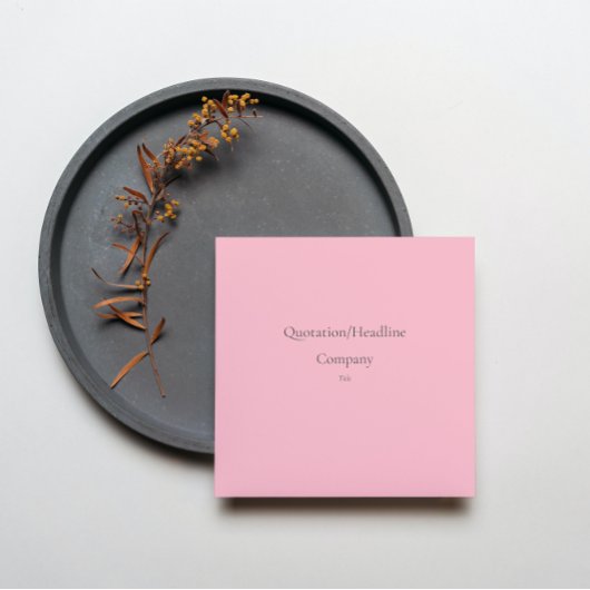 Frans gebakje vierkante visitekaartjes