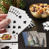 Frans gebouwde Mystere jager Pokerkaarten (Insitu)