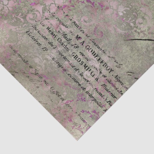  Frans geïnspireerd Paars/zilverpapier Tissuepapier (Detail)