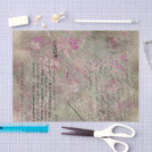 Frans geïnspireerd Paars/zilverpapier Tissuepapier (Craft)