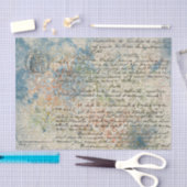 Frans Geïnspireerd pastel BlueTissue Paper Tissuepapier (Craft)