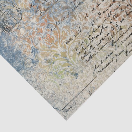  Frans Geïnspireerd pastel BlueTissue Paper Tissuepapier (Detail)