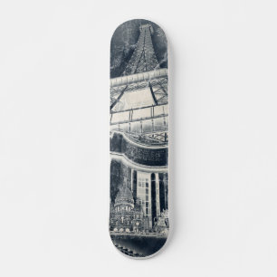 Frans geïnspireerd skateboard