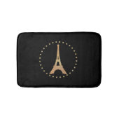 Frans Geïnspireerd zwart Bath Mat (Voorkant)