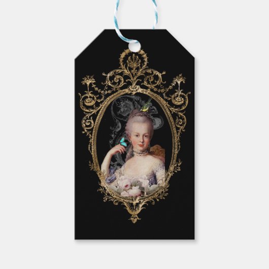 Frans Gewijzigd jong Marie Antoinette portait Cadeaulabel (Voorkant)