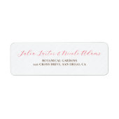 Frans Gezoende Zoete Besdruiven Bloemen Bruiloft Etiket (Voorkant)