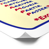 Frans Grammar Passe Compose Avoir ou Etre Poster (Hoek)