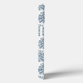 Frans Gray Elegant Damask Case-Mate iPhone Case (Achterkant / Rechts)