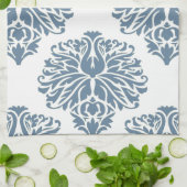 Frans Gray Elegant Damask Theedoek (Gevouwen)