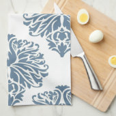 Frans Gray Elegant Damask Theedoek (Quarter Fold)