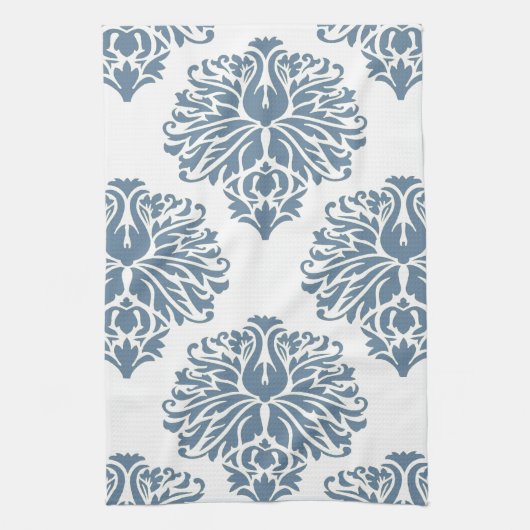 Frans Gray Elegant Damask Theedoek (Verticaal)