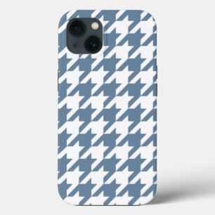 Frans Gray Elegant Houndstooth Case-Mate iPhone Case