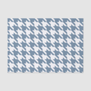 Frans Gray Elegant Houndstooth Tissuepapier
