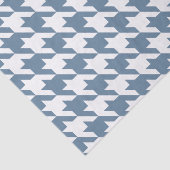 Frans Gray Elegant Houndstooth Tissuepapier (Detail)