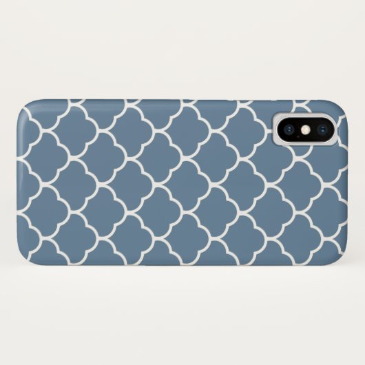 Frans Grijs Marokkaans design @ Emporiomoffa Case-Mate iPhone Case (Achterkant (horizontaal))