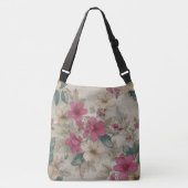 Frans grijs patroon crossbody tas (Voorkant)