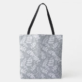 Frans grijs patroon tote bag (Voorkant)