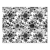 Frans Grungy Bloemen Textured Pattern Rubber Stamp Rubberstempel (Afrduk)