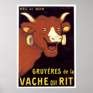 Frans Gruyere Cheese Advertisement Poster