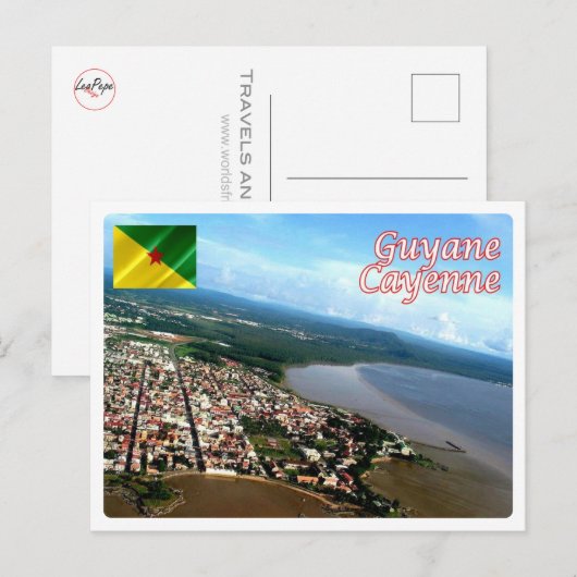 Frans-Guyana - Cayenne - Briefkaart (Voorkant / Achterkant)