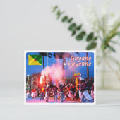 Frans Guyana - Cayenne - Le Carnaval - Briefkaart (Staand voorkant)