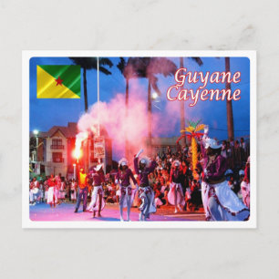 Frans Guyana - Cayenne - Le Carnaval - Briefkaart