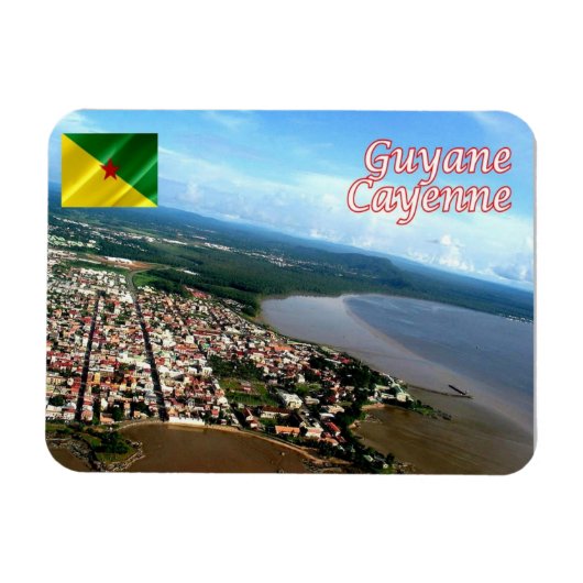 Frans-Guyana - Cayenne - Magneet (Horizontaal)