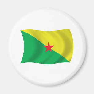 Frans-Guyana Flag Magnet