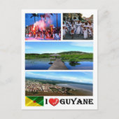 Frans Guyana - I Love - Briefkaart (Voorkant)