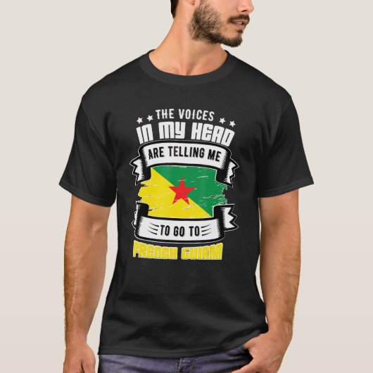 Frans Guyana in mijn hoofd T-shirt (Voorkant)
