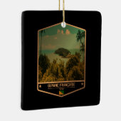 Frans Guyana Keramisch Ornament (Rechts)