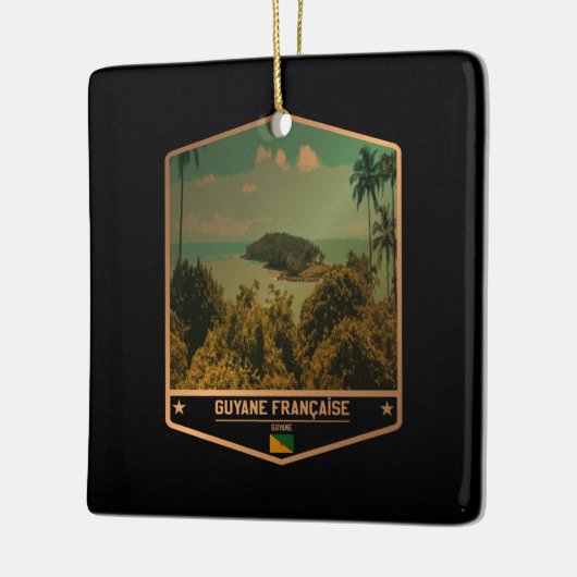 Frans Guyana Keramisch Ornament (Links)