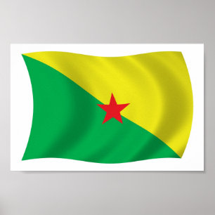Frans Guyana Liberation Flag Poster Print