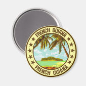 Frans-Guyana Magneet (Voorkant / Achterkant)