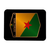 Frans-Guyana Magneet (Horizontaal)